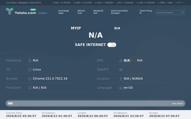 Screenshot of yalala.com