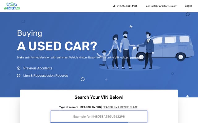 Screenshot of vinhistoryusa.com