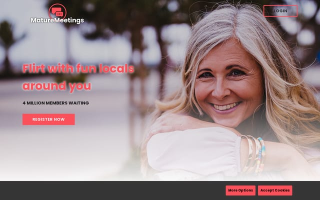 Screenshot of maturemeetings.com