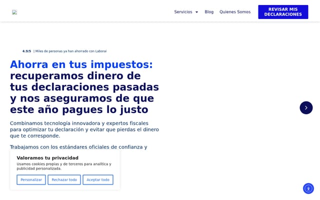 Screenshot of laborai.es