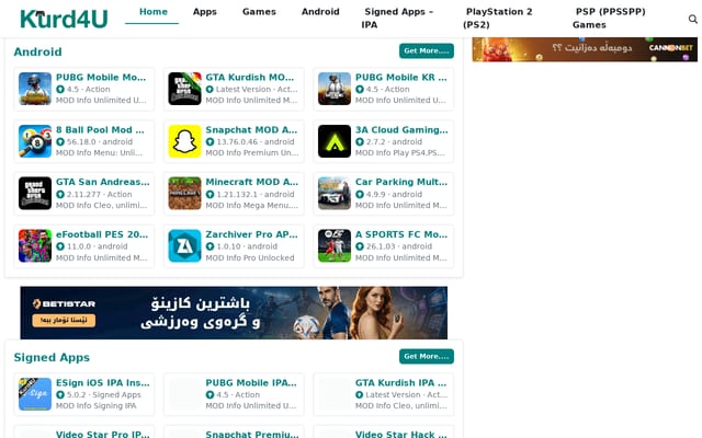 Screenshot of kurd4u.com