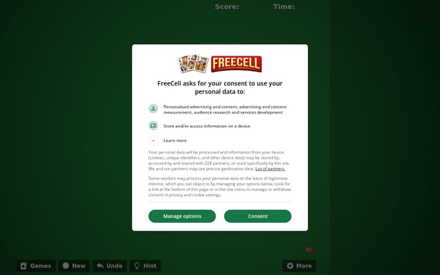 Screenshot of free-freecell-solitaire.com