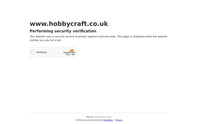 Screenshot of hobbycraft.co.uk
