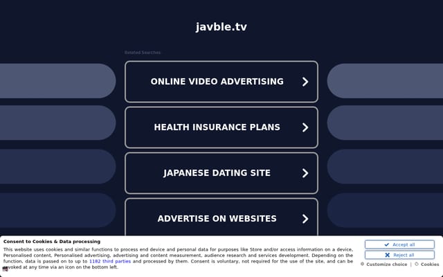 Screenshot of javble.tv
