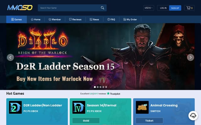 Screenshot of mmoso.com