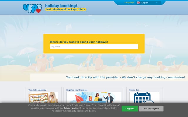 Screenshot of upps.eu