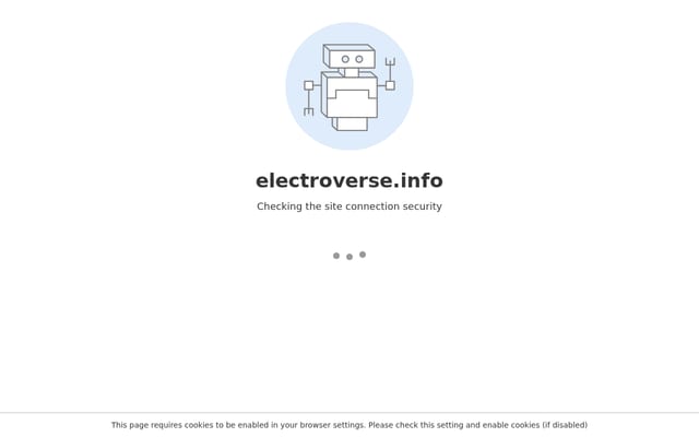 Screenshot of electroverse.info