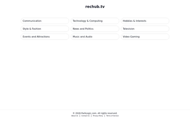 Screenshot of rechub.tv