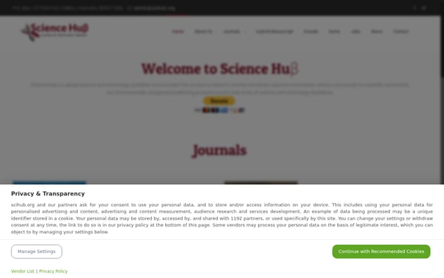 Screenshot of scihub.org