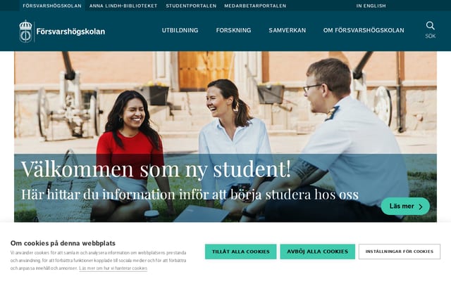 Screenshot of fhs.se