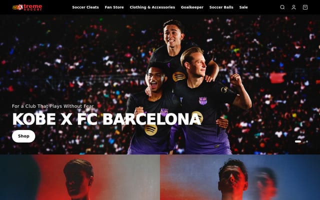 Screenshot of xtremesocceronline.com