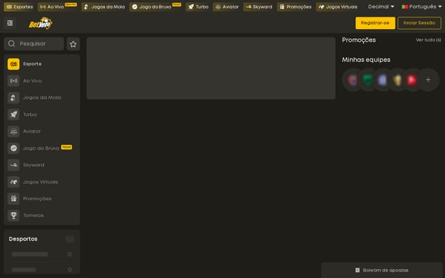 Screenshot of betyetu.co.mz