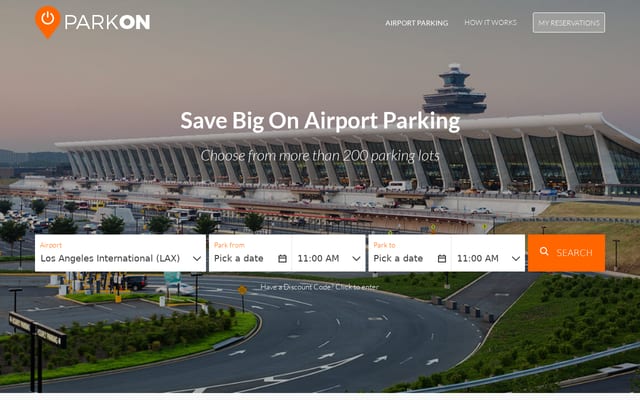 Screenshot of parkon.com