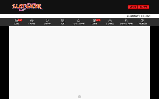Screenshot of sengtoto88top.online