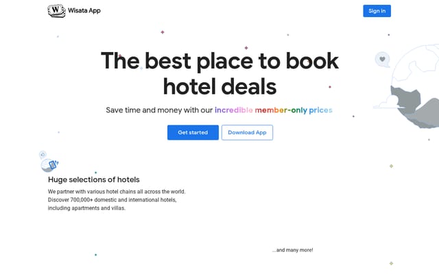 Screenshot of wisatabook.com