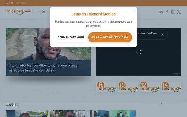 Screenshot of telenord.com.do