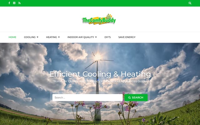 Screenshot of thecomfybuddy.com