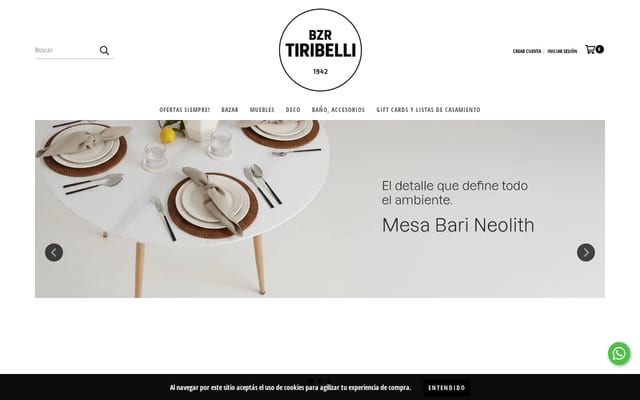 Screenshot of bzronline.com.ar