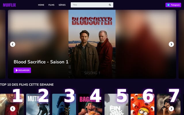 Screenshot of muiflix.org