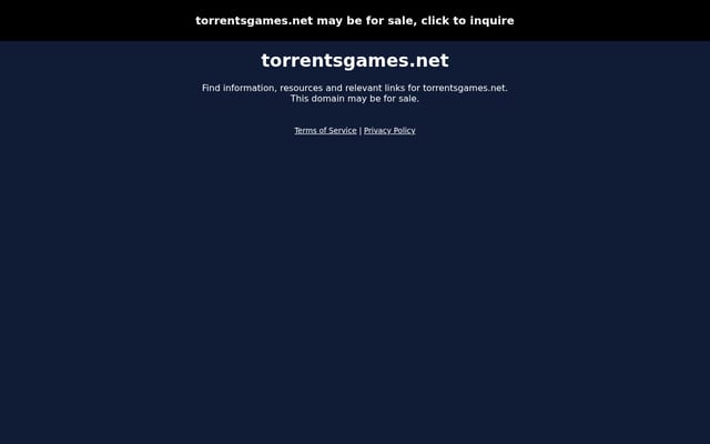 Screenshot of torrentsgames.net