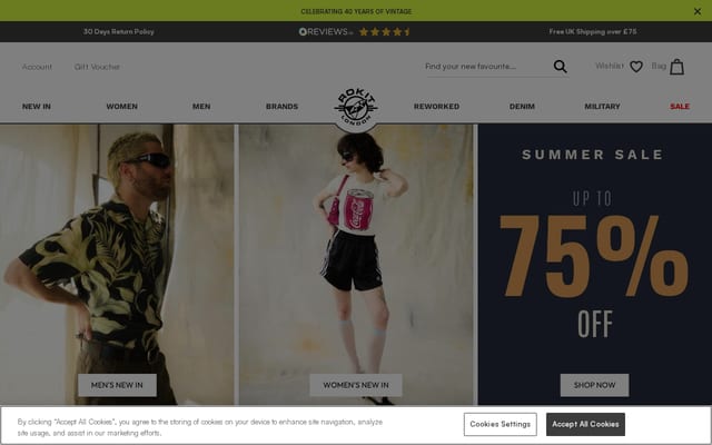 Screenshot of rokit.co.uk