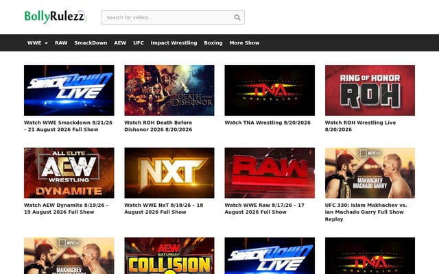 Screenshot of bollyrulezz.in