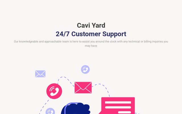 Screenshot of caviyard.com