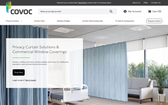 Screenshot of covoc.com