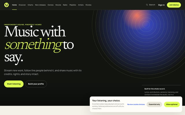 Screenshot of ubetoo.com