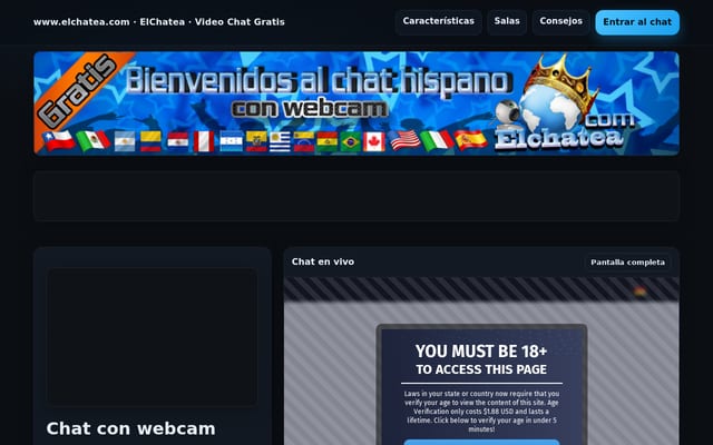 Screenshot of elchatea.com