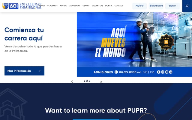 Screenshot of pupr.edu