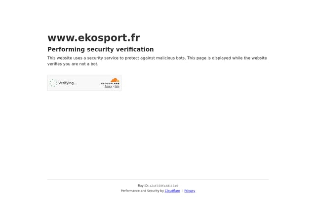 Screenshot of ekosport.fr