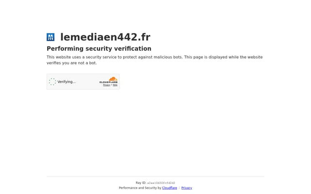Screenshot of lemediaen442.fr