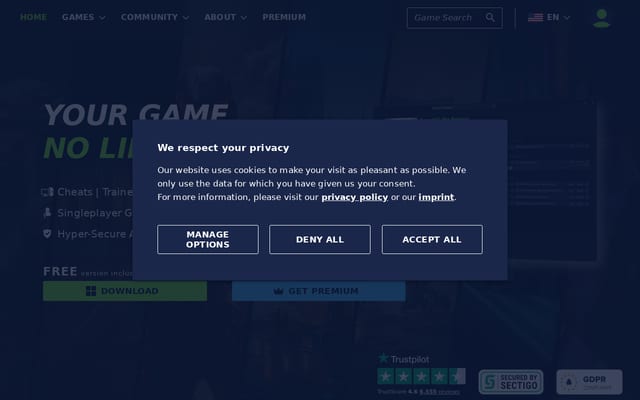 Screenshot of plitch.com
