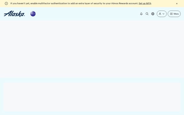 Screenshot of alaskaair.com