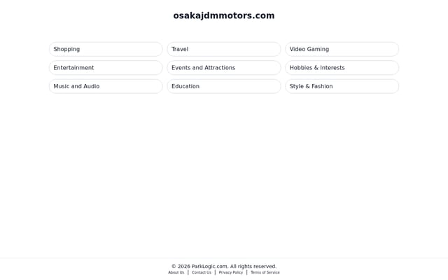 Screenshot of osakajdmmotors.com