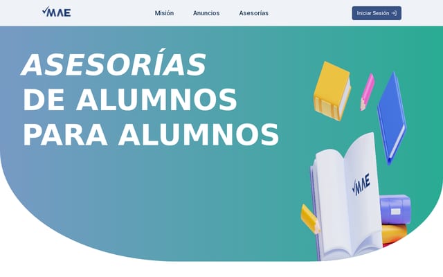 Screenshot of maes.mx