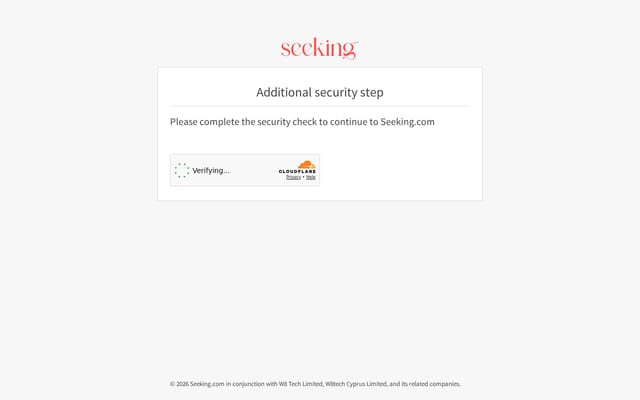Screenshot of seeking.com