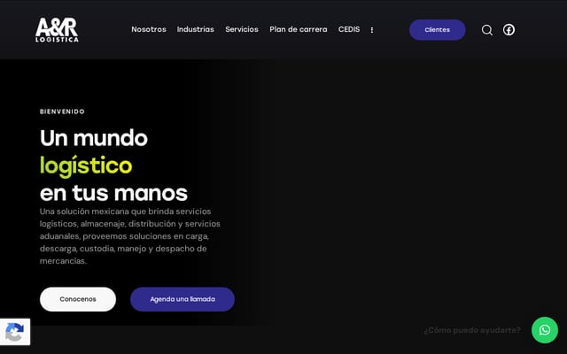 Screenshot of arlogistica.com.mx
