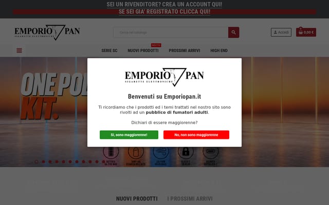 Screenshot of emporiopan.it
