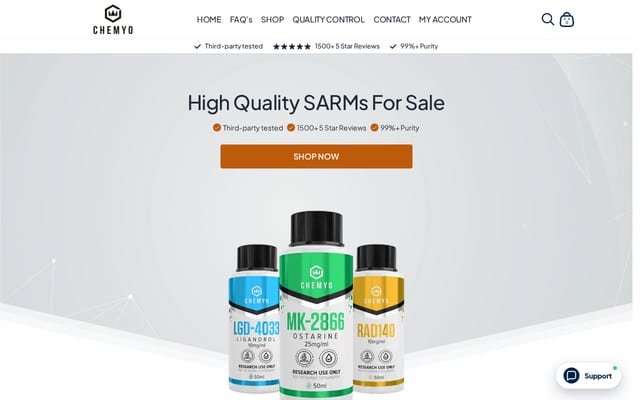 Screenshot of chemyo.com