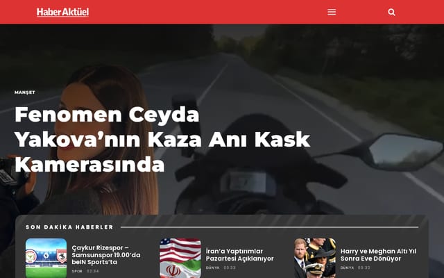 Screenshot of haberaktuel.com