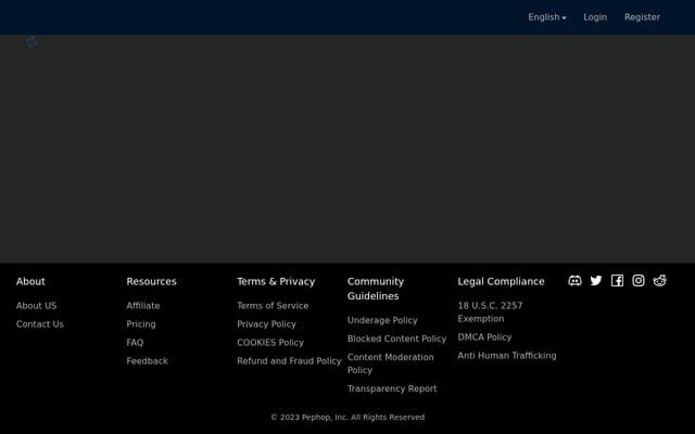 Screenshot of pephop.ai