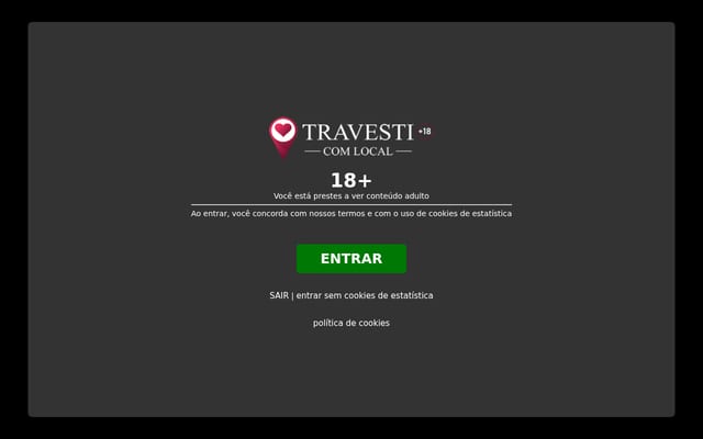 Screenshot of travesticomlocal.com.br