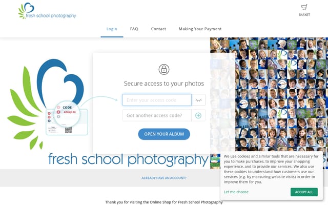 Screenshot of freshorders.co.uk