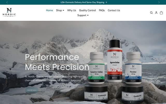 Screenshot of nordicchems.is