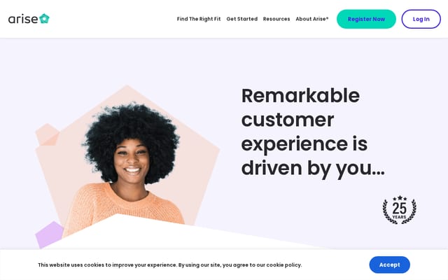 Screenshot of ariseworkfromhome.com