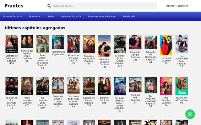 Screenshot of frantes.com