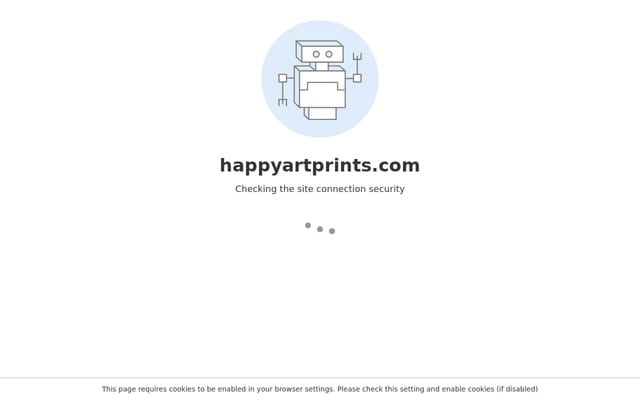 Screenshot of happyartprints.com