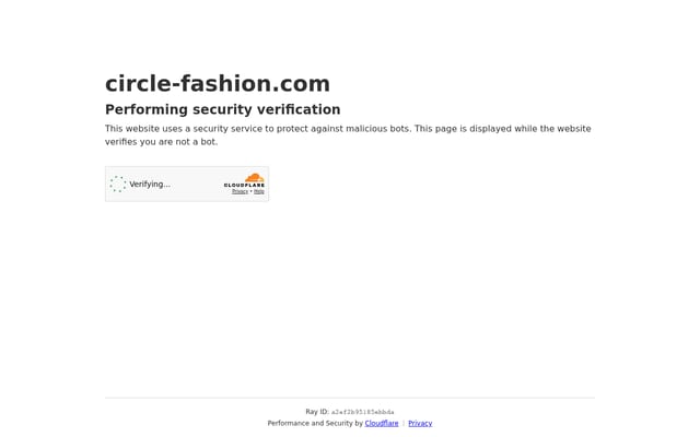 Screenshot of circle-fashion.com